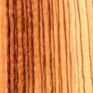 Zebrawood surface showing striped dark and light grain pattern