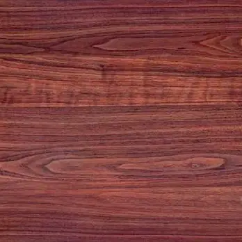 Sapele board showing reddish-brown ribbon figure
